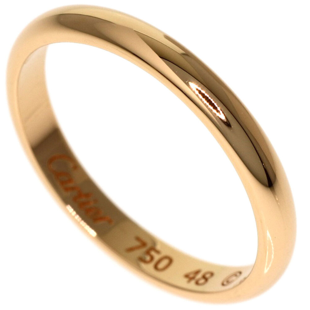 Cartier Wedding Ring #48, 18K Pink Gold, Women's.
